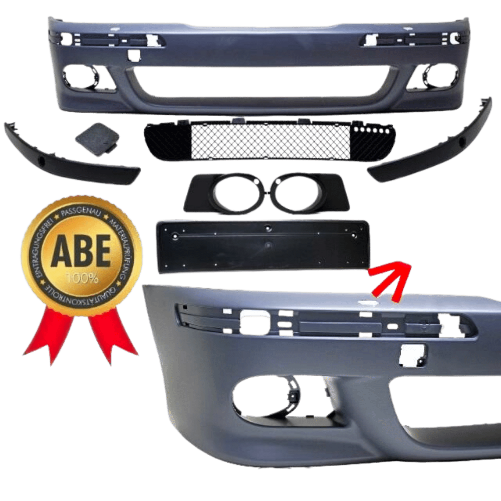 PREMIUM front bumper primed for PDC/SRA fits for BMW E39 not M5 M ABE*