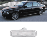 Sivuvilkut valkoinen facelift design sopii BMW E39 Sedan Touring 95-03 (kpl)