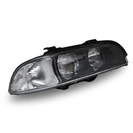 2x HEADLIGHTS Black HB3/H7+white indicators+bulbs 8pcs+OSRAM fits for BMW E39