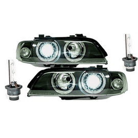 Angel Eyes Headlight Set D2S Facelift BI Xenon PHILIPS fits for BMW E39 95>