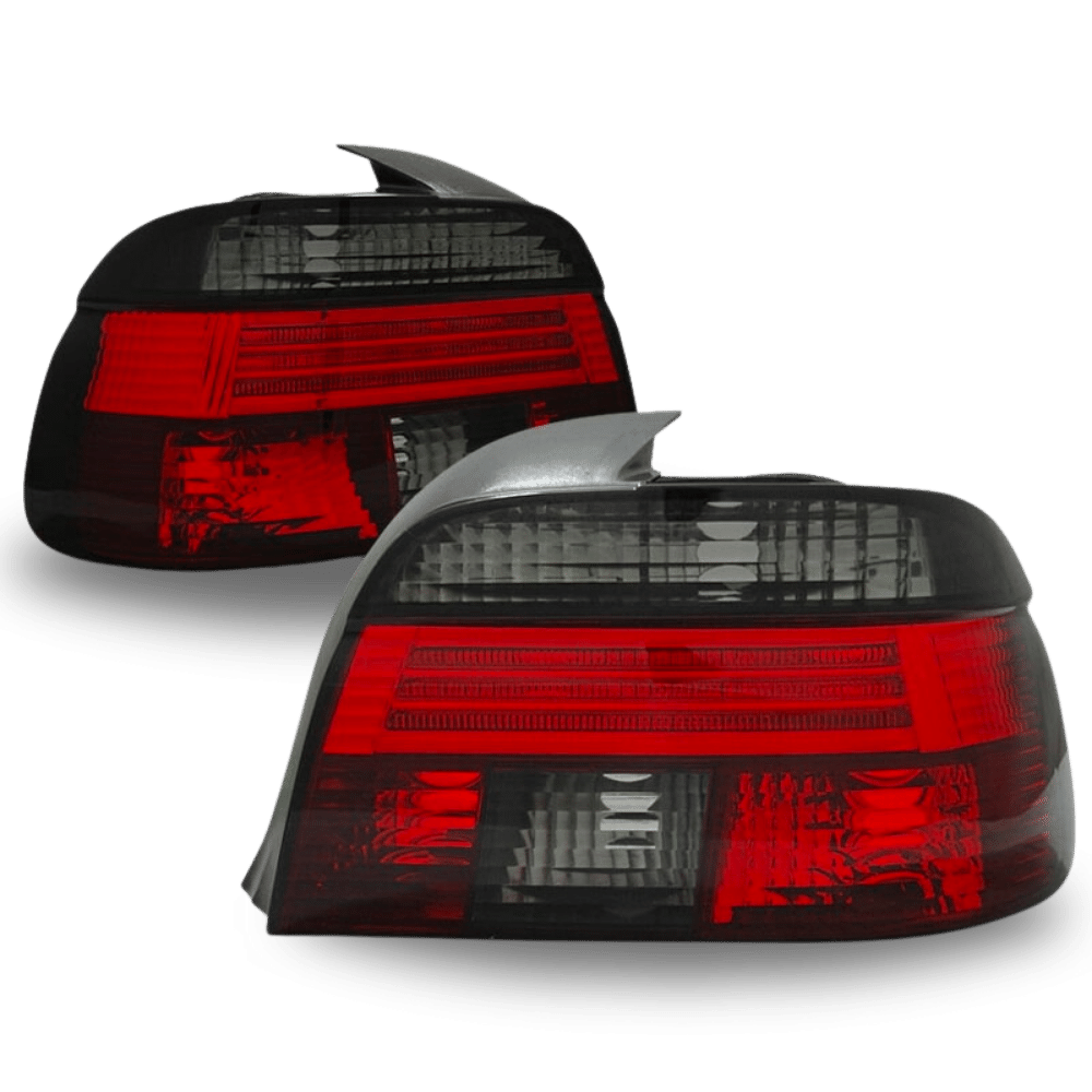 Design Rückleuchten Heckleuchten passt für BMW 5er E39 ab 1995-2000 in rot/rauch