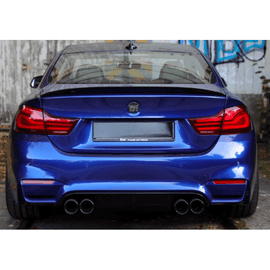Rear spoiler Sport-Performance Shadow Line Black Gloss fits for BMW 4 Series F32 Coupe +ABE