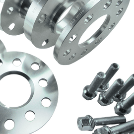 Wheel spacer set including wheel bolts suitable for BMW 5 Series E60 (560L,560X)