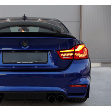 Laden Sie das Bild in den Galerie-Viewer, Rückleuchten SET OLED Rot Klarglas dynamisch passt für BMW 4er F32 F33 F36 F82 F83