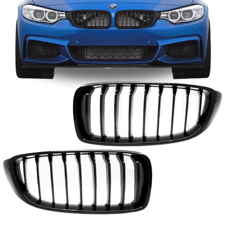 Kühlergrill SET hochglanz Sport-Performance passend für BMW F32 F33 F3 –  Bimmer-Garage