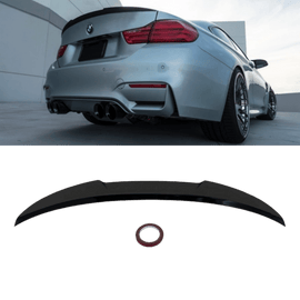 Sport-Performance Rear Spoiler Black Glossy V-Shape fits for BMW 4 Series F32 Coupe