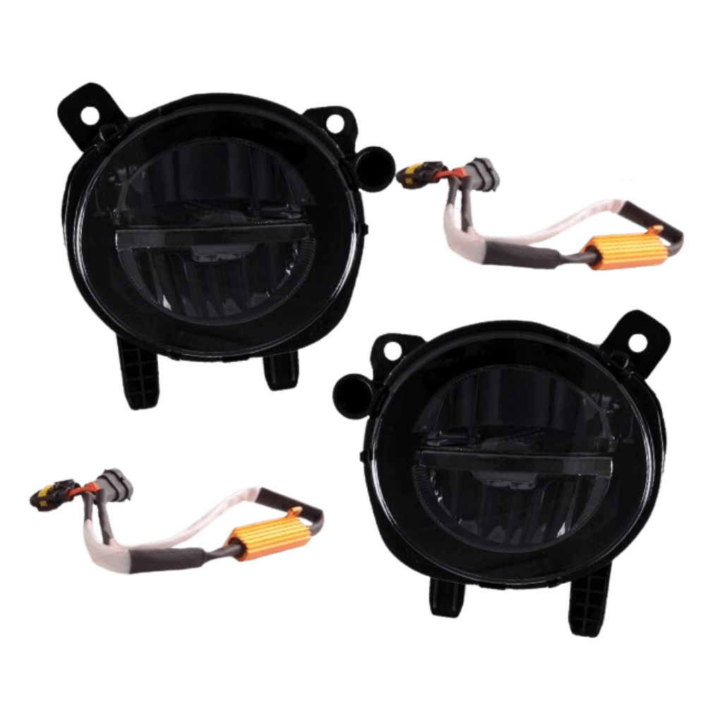 Set LED fog lights Smoke Black fits for BMW 1 Series F20 F21 LCI 3 Series F30 F31 4 Series F32 F33 F36 4 Series GT F34