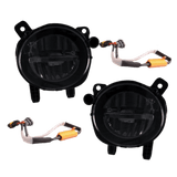 Set LED Nebelscheinwerfer Smoke Schwarz passt für BMW 1er F20 F21 LCI 3er F30 F31 4er F32 F33 F36 4er GT F34