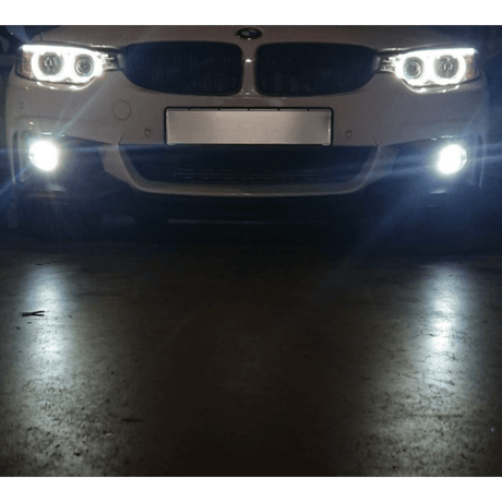 Set LED Nebelscheinwerfer Smoke Schwarz passt für BMW 1er F20 F21 LCI 3er F30 F31 4er F32 F33 F36 4er GT F34