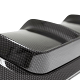 Rear diffuser different color combinations (carbon) for F32 F33 F36 for double pipe exhaust left side, only suitable for sport bumpers suitable for BMW 4 Series Coupe/Cabrio/Gran Coupe F32, F33 and F36 year 13 - 21 