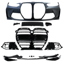Laden Sie das Bild in den Galerie-Viewer, Frontstoßstange Stossstange im Sport-Design mit PDC-Bohrungen und Nebescheinwerferaussparungen für G22 passend für BMW 4er, G22, 2020-