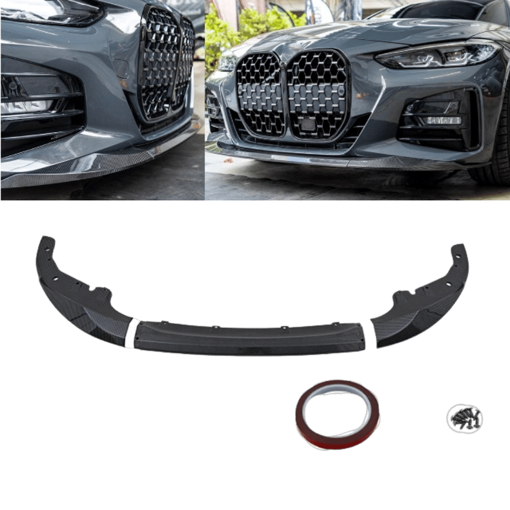 Sport-Performance etuspoileri huulikiilto sopii BMW 4-sarjan G22 G23 G26 M-paketilla