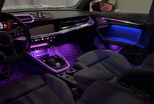 Load image into Gallery viewer, Audi A3 8Y LED Ambientebeleuchtung Set (2021–2024) – 256 Farben, App-Steuerung, 6 Modi, dynamische Effekte
