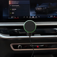 Laden Sie das Bild in den Galerie-Viewer, MagSafe-kompatible Handyhalterung mit kabellosem Laden – passend für BMW X5 (G05 LCI) &amp; X6 (G06 LCI) ab 2023 | Facelift mit Curved Display | Lüftungsgitter 15 W