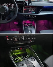 Load image into Gallery viewer, Audi A3 8Y LED Ambientebeleuchtung Set (2021–2024) – 256 Farben, App-Steuerung, 6 Modi, dynamische Effekte