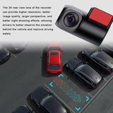 3-Kanal Auto Dashcam 4K - Front/Innen/Rück Überwachung mit GPS & WLAN + Hardwire Kit