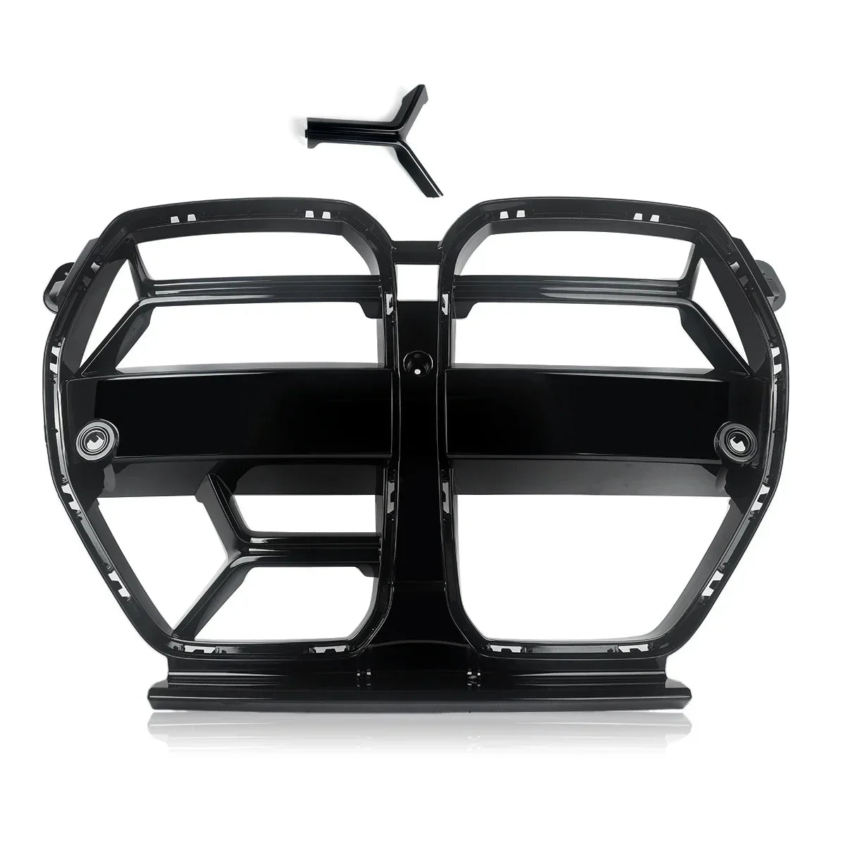 Frontgrill im Motorsport-Design für BMW M3 (G80) & M4 (G82 G83) – Glänzend Schwarz