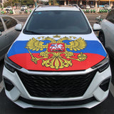 Motorhaubenflagge Russland – Russland Flagge für die Motorhaube | faltenfrei & lackschonend