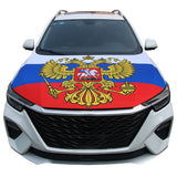 Motorhaubenflagge Russland – Russland Flagge für die Motorhaube | faltenfrei & lackschonend