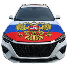 Laden Sie das Bild in den Galerie-Viewer, Motorhaubenflagge Russland – Russland Flagge für die Motorhaube | faltenfrei &amp; lackschonend