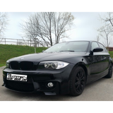 Front Stoßstange + Grill Schwarz passt für BMW 1er E81 E82 E87 E88 nicht M +ABE