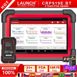 LAUNCH X431 CRP919E BT OBD2 Diagnosegerät – Profi-Scanner mit bidirektionaler Steuerung, 31+ Reset & CAN FD