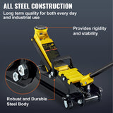 SucceBuy 2,5T Hydraulischer Bodenheber – Low-Profile Racing Wagenheber aus Stahl