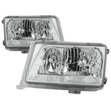 Scheinwerfer Upgrade Klarglas Chrom - Passend für Mercedes E-Klasse W124 1993-1995