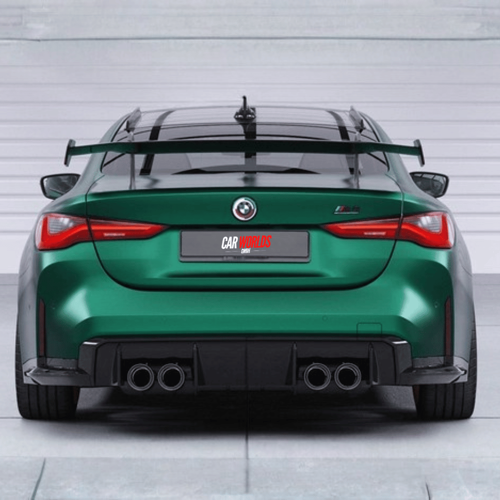 Schwanenhals Heckflügel mit ABE (TTG) | BMW 4er G22 / M4 G82 Coupé (ab 2020) | Design 01 | SHF017-D02-F