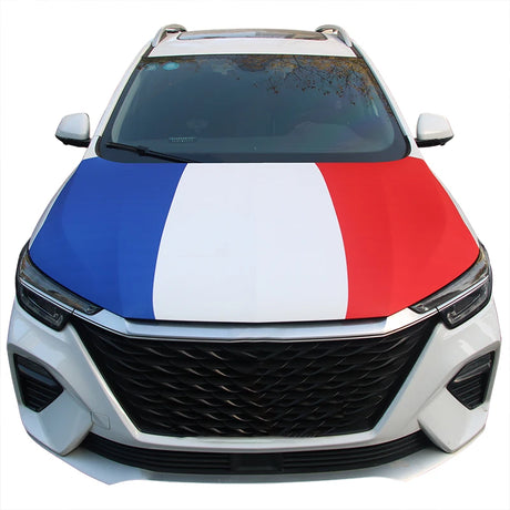 Motorhaubenflagge Frankreich – Frankreich Flagge (Tricolore) für die Motorhaube | faltenfrei & lackschonend
