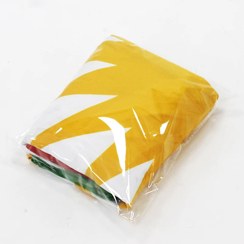 Motorhaubenflagge Kurdistan – kurdische Flagge (Alaya Rengîn) für die Motorhaube | faltenfrei & lackschonend