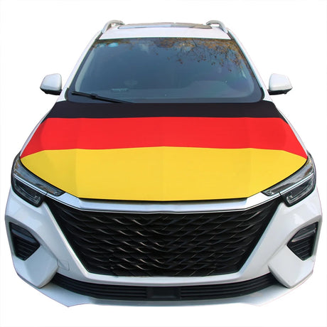 Motorhaubenflagge Deutschland – Deutschland Flagge (Schwarz-Rot-Gold) für die Motorhaube | faltenfrei & lackschonend