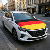 Motorhaubenflagge Deutschland – Deutschland Flagge (Schwarz-Rot-Gold) für die Motorhaube | faltenfrei & lackschonend