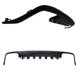 Set Mercedes E-Klasse W212 Diffusor Stoßstange Schwarz Matt + Leiste - Passend für AMG-Paket