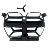 Frontgrill im Motorsport-Design für BMW M3 (G80) & M4 (G82 G83) – Glänzend Schwarz