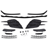 Sport-Frontspoiler Set Schwarz Komplett - Passend für Mercedes A-Klasse W177