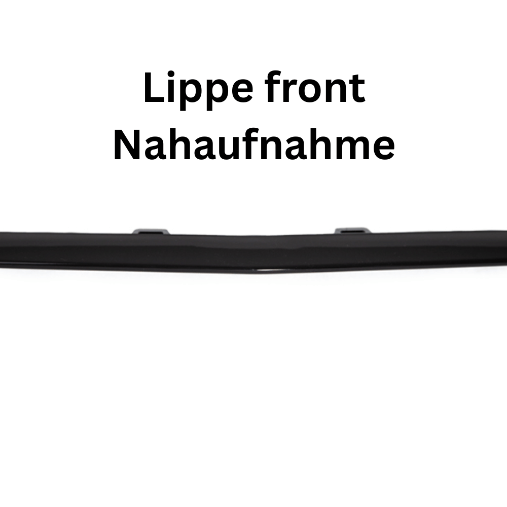 Sport-Frontspoiler Set Schwarz Komplett - Passend für Mercedes A-Klasse W177