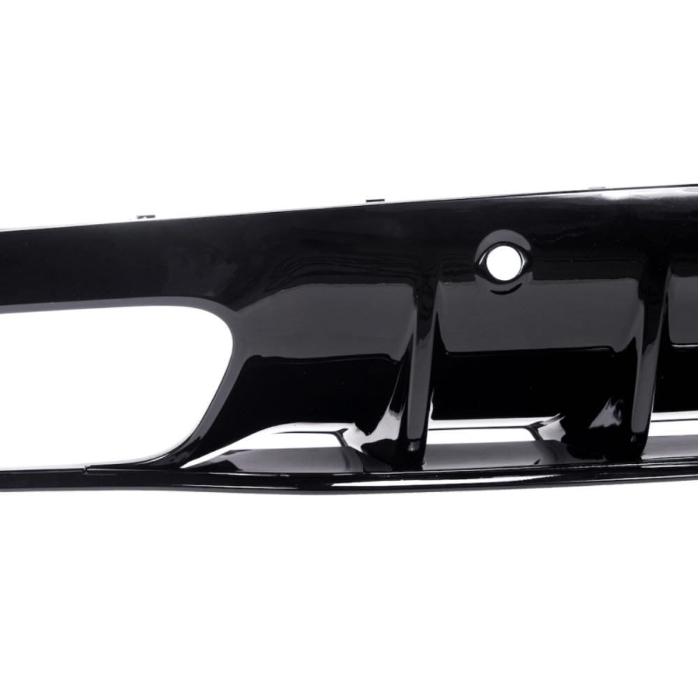 Sport-Heckdiffusor Schwarz glänzend für Mercedes C-Klasse C205 Coupe / A205 Cabrio Facelift AMG-Line (2018-2023)