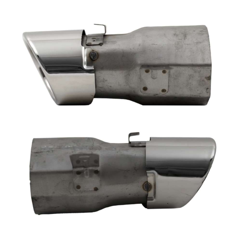 Sport Auspuffblenden Set 1-Rohr Chrom - Passend für Mercedes A-Klasse W177 Hatchback