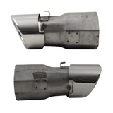 Sport Auspuffblenden Set 1-Rohr Chrom - Passend für Mercedes A-Klasse W177 Hatchback