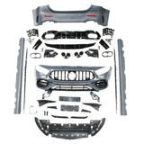 Sport Bodykit Komplett Stoßstangen + Schweller - Passend für Mercedes A-Klasse V177 Limousine