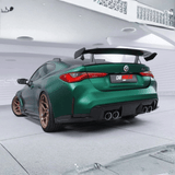 Schwanenhals Heckflügel mit ABE (TTG) | BMW 4er G22 / M4 G82 Coupé (ab 2020) | Design 01 | SHF017-D02-F