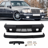 ABS Sport Paket Stoßstange Vorne Komplett - Passend für Mercedes E - Klasse W124 Limousine & T - Modell 1985 - 1995 - CarWorlds GmbH