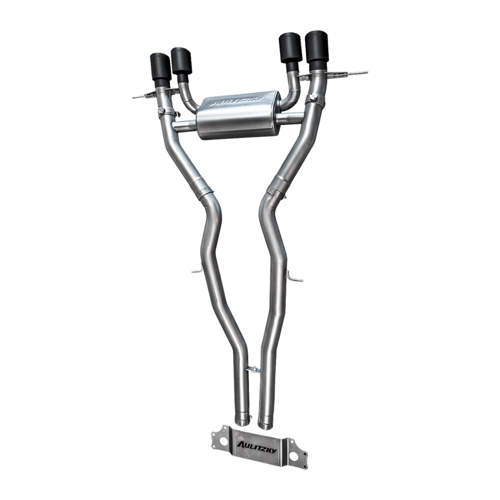 Aulitzky Auspuffanlage für BMW M2 (G87) S58 – ECE, 3" Edelstahl, Klappensteuerung, gestrahlt/ungestrahlt - CarWorlds GmbH
