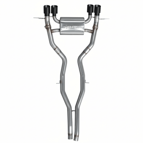 Aulitzky Auspuffanlage für BMW M3/M4 (G80/G81/G82/G83) S58 – ECE, 3" Edelstahl, Klappensteuerung, gestrahlt/ungestrahlt - CarWorlds GmbH