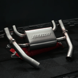 Aulitzky Auspuffanlage für BMW M3/M4 (G80/G81/G82/G83) S58 – ECE, 3" Edelstahl, Klappensteuerung, gestrahlt/ungestrahlt - CarWorlds GmbH