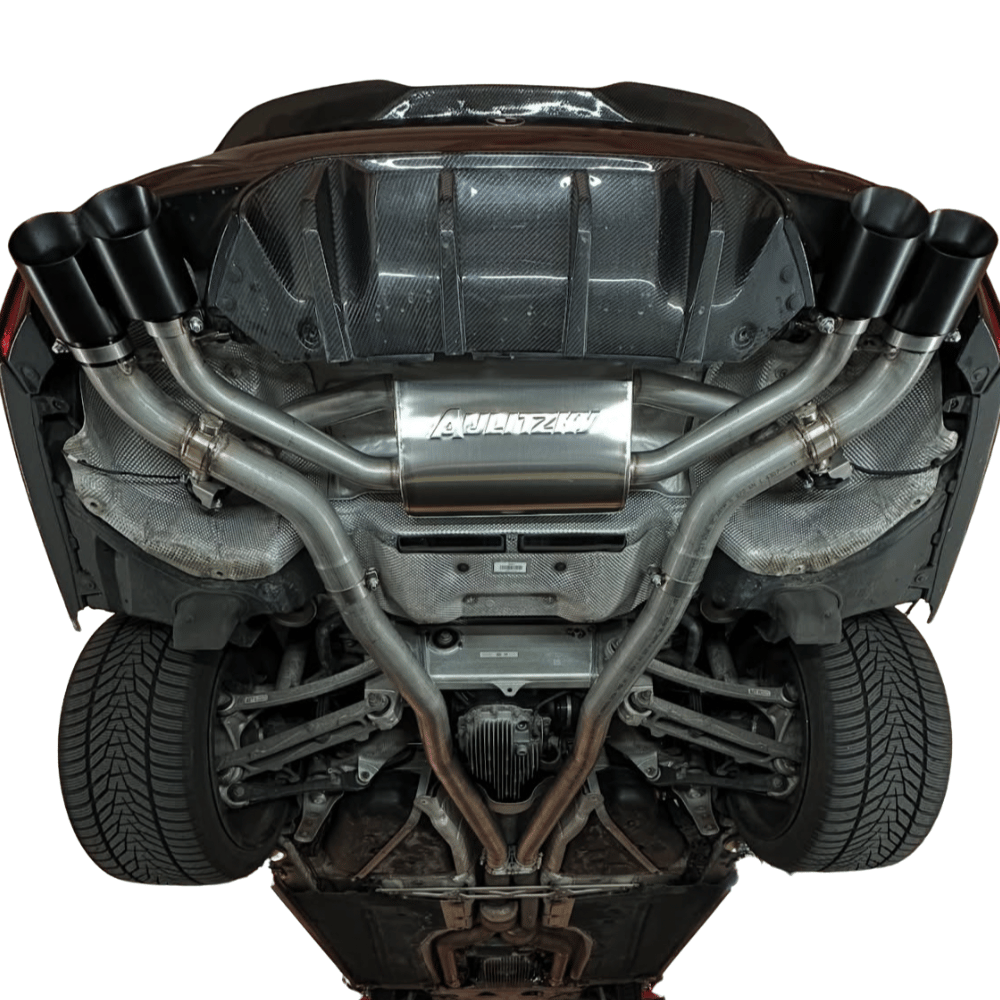 Aulitzky Auspuffanlage für BMW M5/M8 (F90/F92) S63 – ECE, Klappensteuerung, OPF/Non - OPF, gestrahlt/ungestrahlt - CarWorlds GmbH