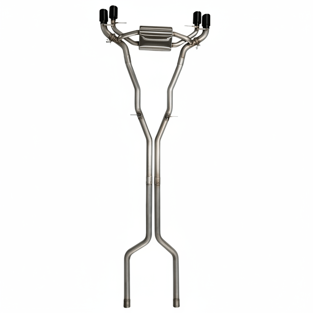 Aulitzky Auspuffanlage für BMW M5/M8 (F90/F92) S63 – ECE, Klappensteuerung, OPF/Non - OPF, gestrahlt/ungestrahlt - CarWorlds GmbH