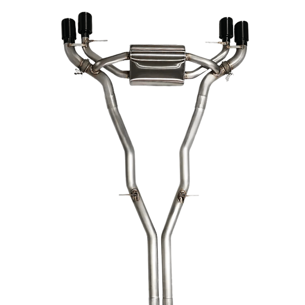 Aulitzky Auspuffanlage für BMW M8 (F92) S63 – ECE, Klappensteuerung, OPF/Non - OPF, gestrahlt/ungestrahlt - CarWorlds GmbH