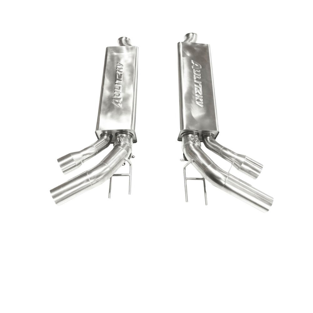 Aulitzky Auspuffanlage für Mercedes - Benz G63 AMG (W463) – ECE, Edelstahl, 89mm Endrohre - CarWorlds GmbH